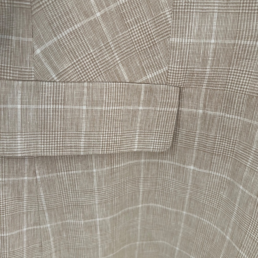 Madewell slim blazer plaid 4 - Picture 5 of 7